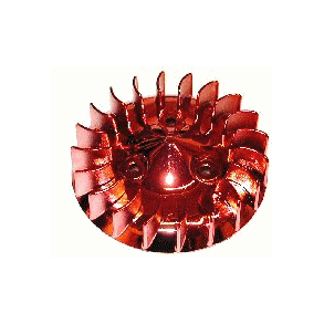 Blæserhjul på svinghjul