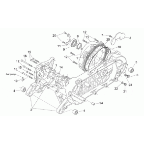 Bøsning for støddæmper bag