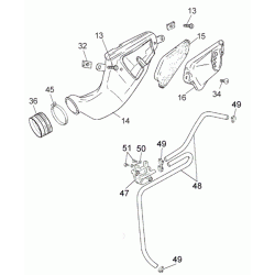 Gummi mellem Karburator og filter