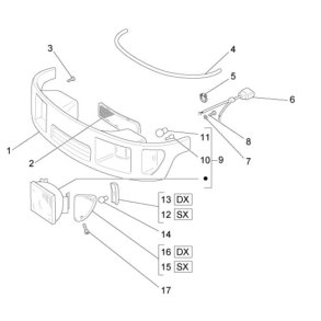 Frontpanel ved lygter