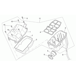 Luftfilter kasse komplet
