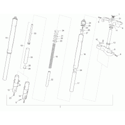 Forgaffel rr komplet "Sebac"