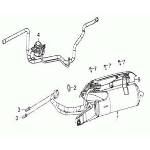 Udstødning original