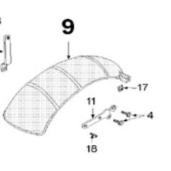 Bagsk&aelig;rm over hjul
