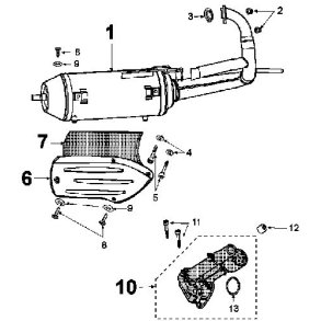Udstødning Original 30 km/t