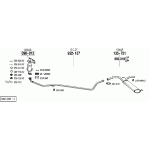 Monterings kit C1 + Peugeot 107 + Toyota Aygo 1,0