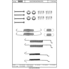 Monterings st bagbremser