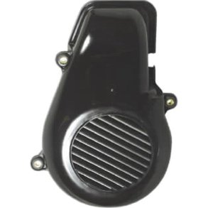 Blserskjold over svinghjul