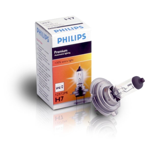 Philips H7 12V 55w - 30% kraftiger