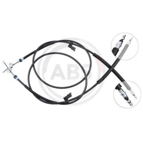 Hndbremsekabel Bagerste del begge sider