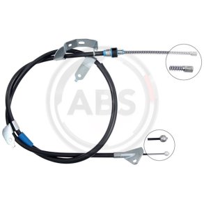 Håndbremsekabel venstre