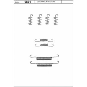 Monterings st for bremsebakker