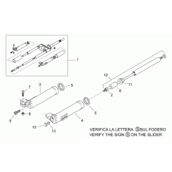 Forgaffel ben nederste del v/s