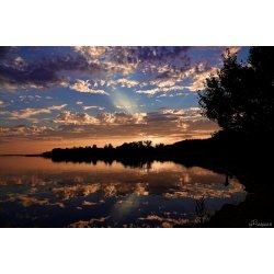 Aftenstemning med udsigt over Ulvsund