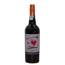 Portvin som gave til Far med en personlig hilsen