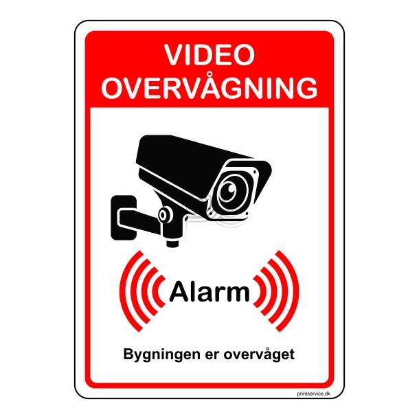 Bygningen er overv�gning