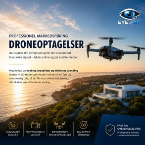 Professionelle Droneoptagelser & Medieproduktion