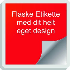 Etiketter til flasker og glas 75x90 mm