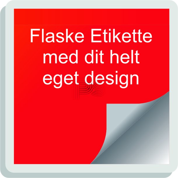 Etiketter til flasker og glas 75x90 mm