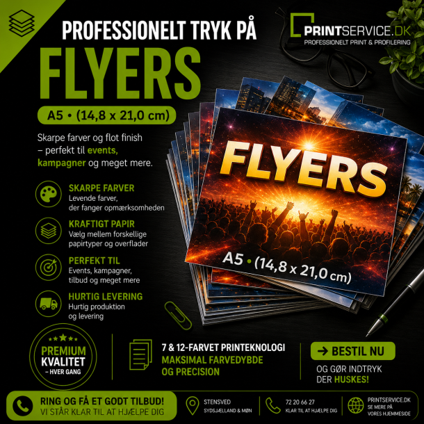 Flyers A5 (14,8 x 21,0 cm)