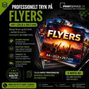 Flyers A4 (21,0 x 29,7cm)