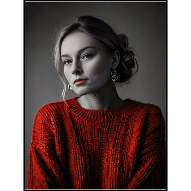 Lady in red
