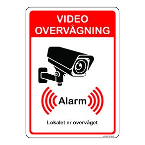 Lokalet er overv�get