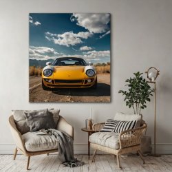 Foto p lrred med lrredsstruktur 50x70 cm