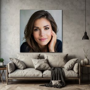 Foto p lrred med lrredsstruktur 30x30 cm