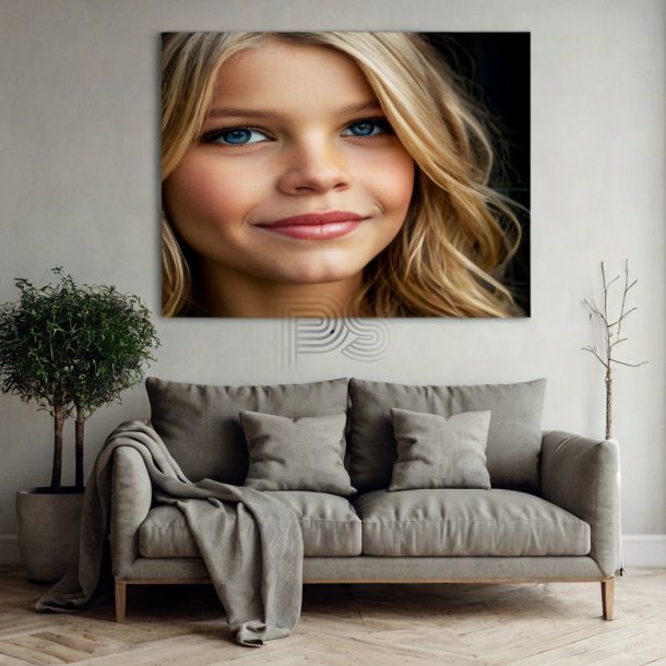 Foto p lrred med lrredsstruktur 40x60 cm
