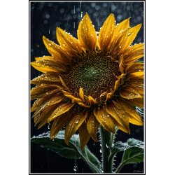 Solsikkers Dybde i Regnens Stilhed