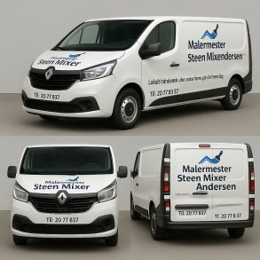 Bilreklame - standard pakke